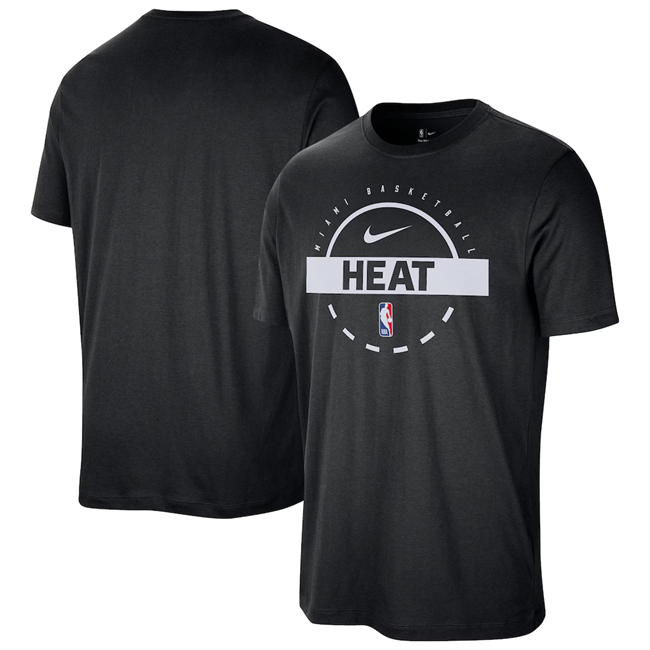 Men's Black Miami Heat Practice T-Shirt